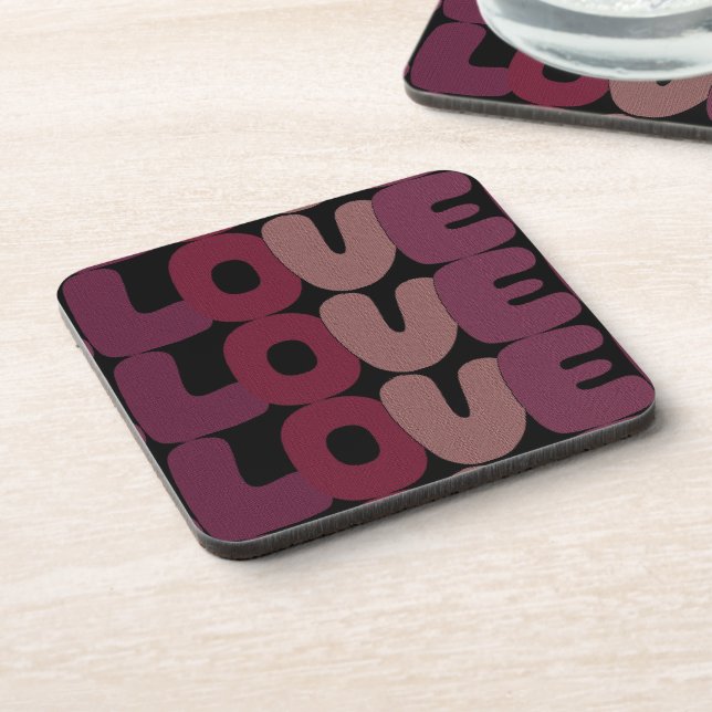 Porta-copo Coaster De Bebidas De Amor (Left Side)
