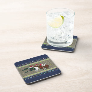 Porta-copo Coaster De Bebidas De Cavalos Raciais