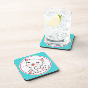 Porta-copo Coaster De Bebidas De Gato
