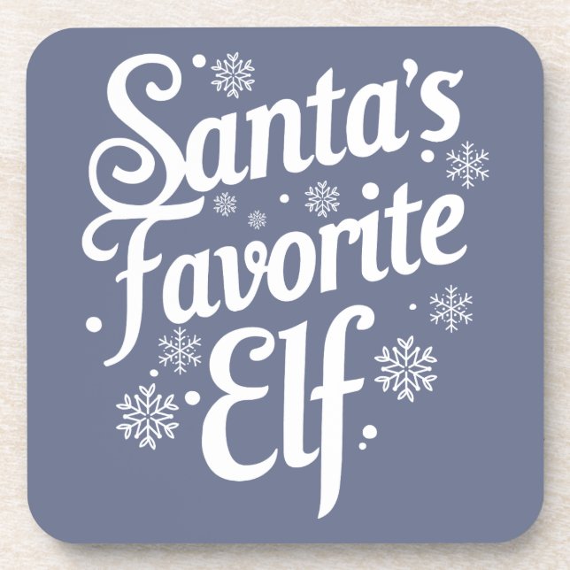 Porta-copo Coaster de Bebidas de Natal Engraçado (Frente)