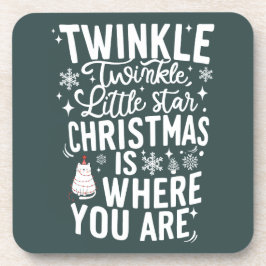 Porta-copo Coaster de Bebidas de Natal Engraçado