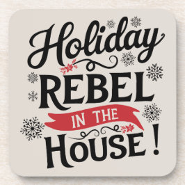 Porta-copo Coaster de Bebidas de Natal Engraçado