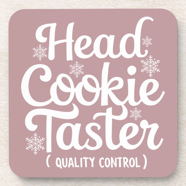 Porta-copo Coaster de Bebidas de Natal Engraçado (Frente)