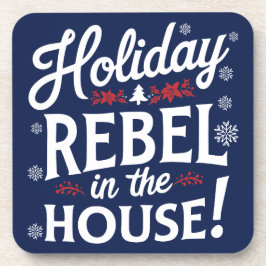 Porta-copo Coaster de Bebidas de Natal Engraçado
