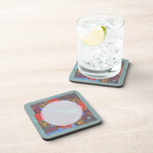 Porta-copo Coaster de Bebidas de Quadros (Lado Direito)