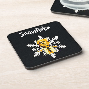 Porta-copo Coaster De Bebidas De Tremor/Flocos De Neve