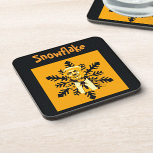Porta-copo Coaster De Bebidas De Tremor/Flocos De Neve