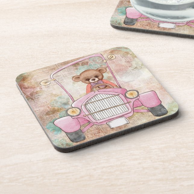 Porta-copo Coaster De Bebidas De Urso Teddy (Left Side)