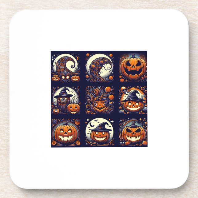 Porta-copo Coaster de Bebidas Halloween (Frente)