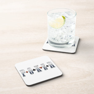 Porta-copo Coaster de Bebidas Poker