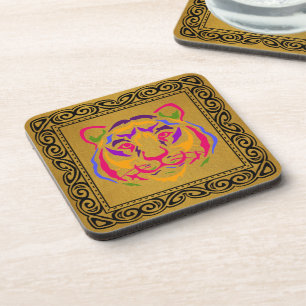 Porta-copo Coaster De Bebidas Tiger