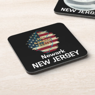 Porta-copo Coaster Personalizada de Bebida Estadual de Nova J