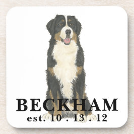 Porta-copo Coaster personalizado da bebida de Bernedoodle
