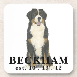 Porta-copo Coaster personalizado da bebida de Bernedoodle