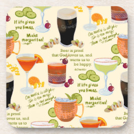 Porta-copo Cocktails e conversação