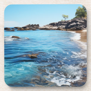 Porta-copo Codificador de Bebidas de Pintura de Praia