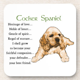 Porta-copo Coker Spaniel Puppy Lovers Art