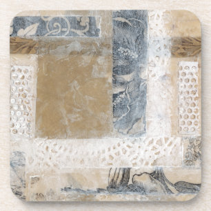 Porta-copo Colagem de rendas II