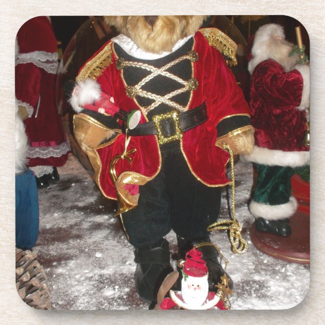 Porta-copo Coleção de Natal do Teddy Bear (Frente)
