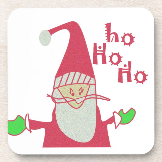 Porta-copo Coleção de Papais noeis de Mouse de Cartoon Bonito (Frente)