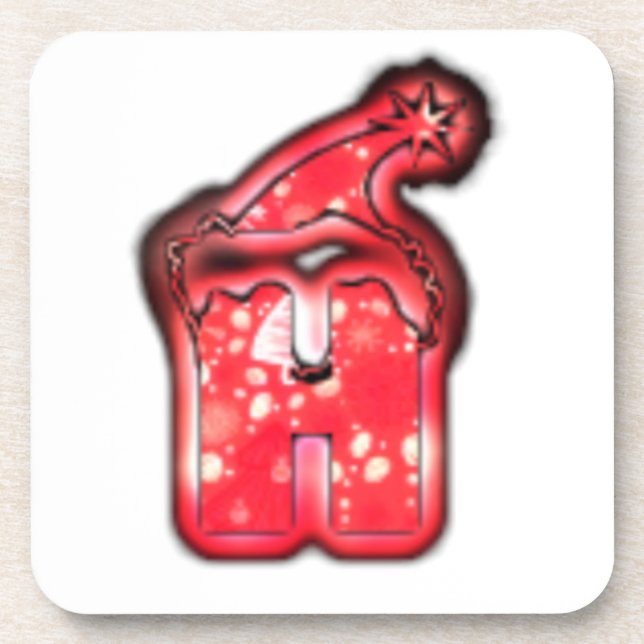 Porta-copo Coleção Moderna de Santa Hat. (Frente)