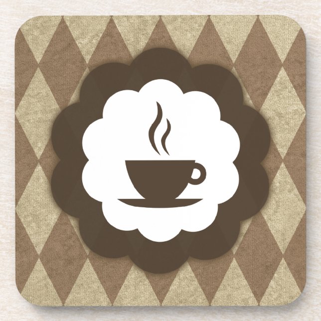 Porta-copo colheita de café (Frente)
