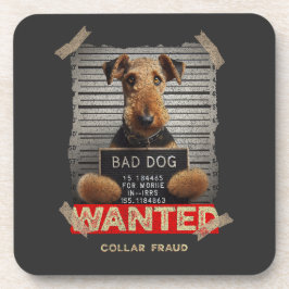 Porta-copo Collar Fraudster: The Airedale Terrier