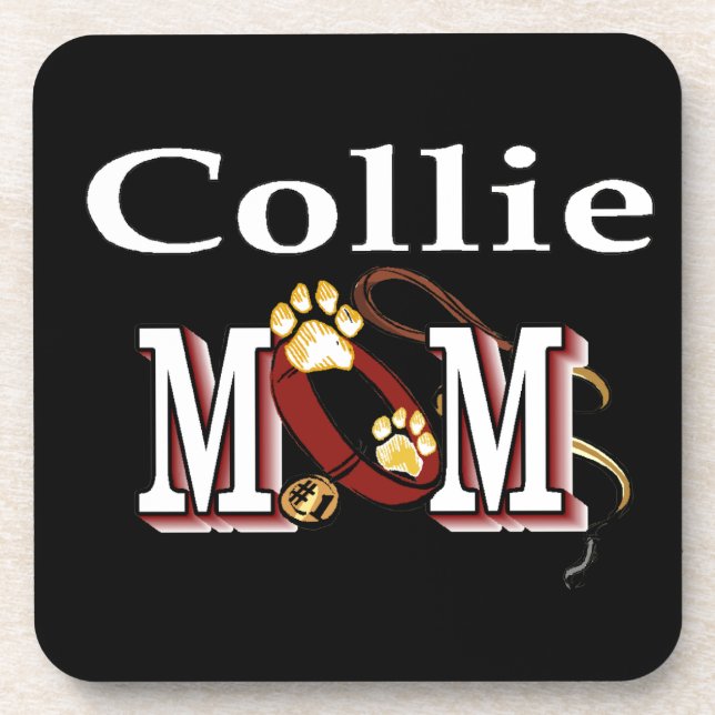 Porta-copo Collie Mamãe Gifts (Frente)