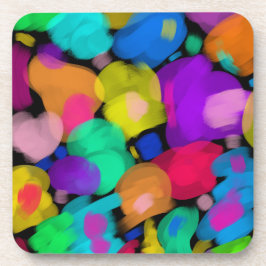 Porta-copo Colorful watercolor print