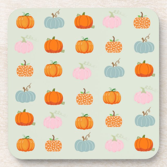 Porta-copo Colorida Pumpkins (Frente)