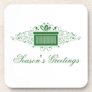 Porta-copo Coluna de Portas copos de Férias Presente, Verde