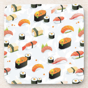 Porta-copo Comida japonesa:Padrão Sushi