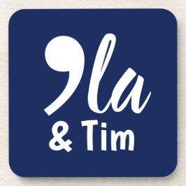 Porta-copo Comma Kamala e Tim 2024