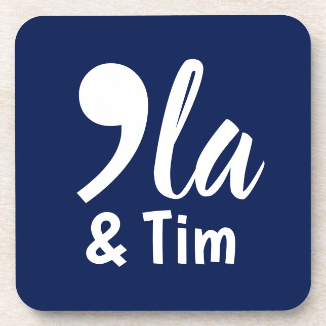 Porta-copo Comma Kamala e Tim 2024 (Frente)