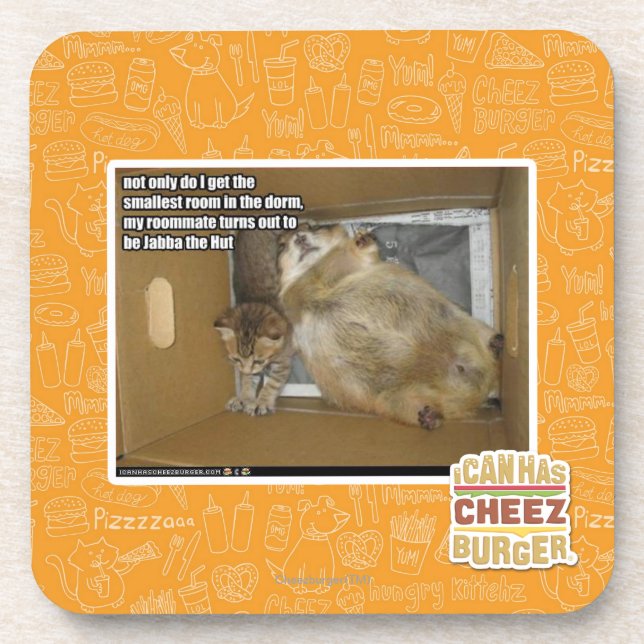 Porta-copo Companheiro de quarto gordo (Frente)