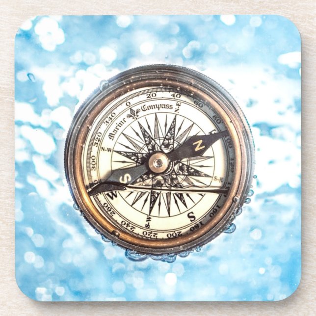 Porta-copo Compass na Água (Frente)