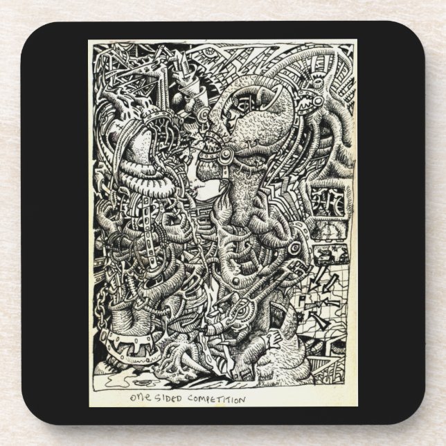 Porta-copo Competição unilateral, de Brian Benson (Frente)