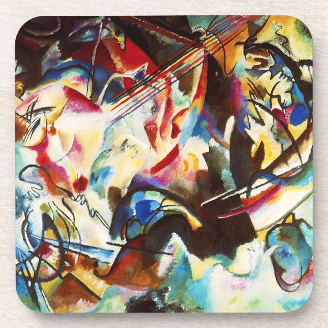 Porta-copo Composição VI de Kandinsky (Frente)