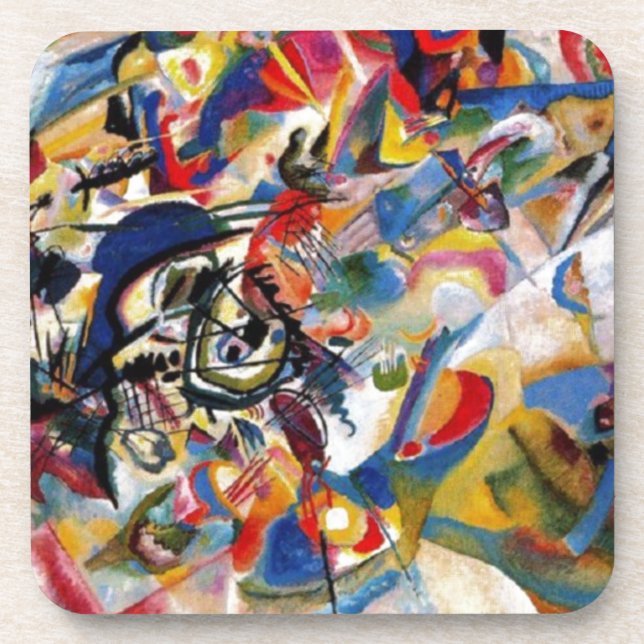 Porta-copo Composição VII de Kandinsky (Frente)