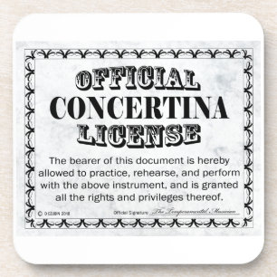 Porta-copo Concertina License