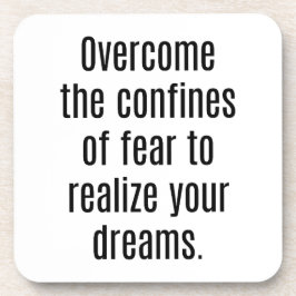 Porta-copo Concretize Seus Sonhos Suporte de Plástico Rígido