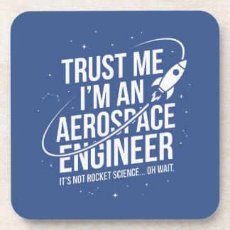 Porta-copo Confie em Mim Sou um Engenheiro Aeroespacial Espaç