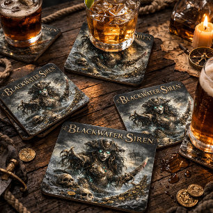 Porta-copo Conjunto Blackwater Siren Coaster – Mito Marítimo 