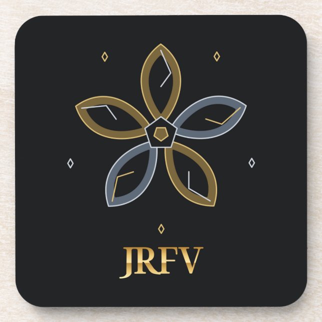 Porta-copo Conjunto de 6 JRFV Atrium Rose (Frente)