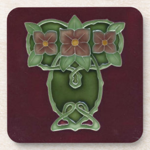 Porta-copo Conjunto de 6 Pires Art Nouveau