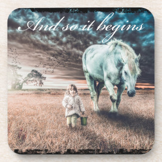 Porta-copo Conjunto de 6 Portas copos com Cavalo