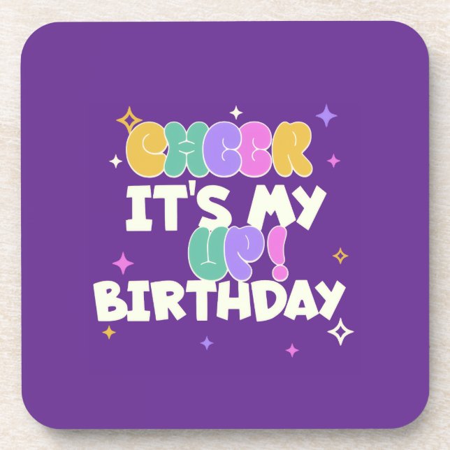 PORTA-COPO CONJUNTO DE 6 SUPORTES DE PLÁSTICO PARA ANIVERSÁRI (Frente)