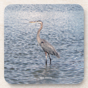 Porta-copo Conjunto de água Blue Heron com 6 portas copos de