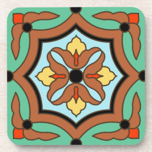 Porta-copo Conjunto de Azulejos da ilha catalã Vintage 1930s