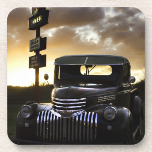 Porta-copo Conjunto de Caminhões antigos de Chevy de 6 Portas